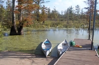 canoe launch on the lower cache river